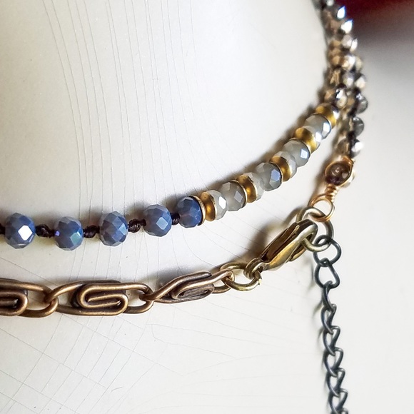 “Polished Panache”- Beaded 2 in 1 Wrap Necklace - Picture 7 of 7